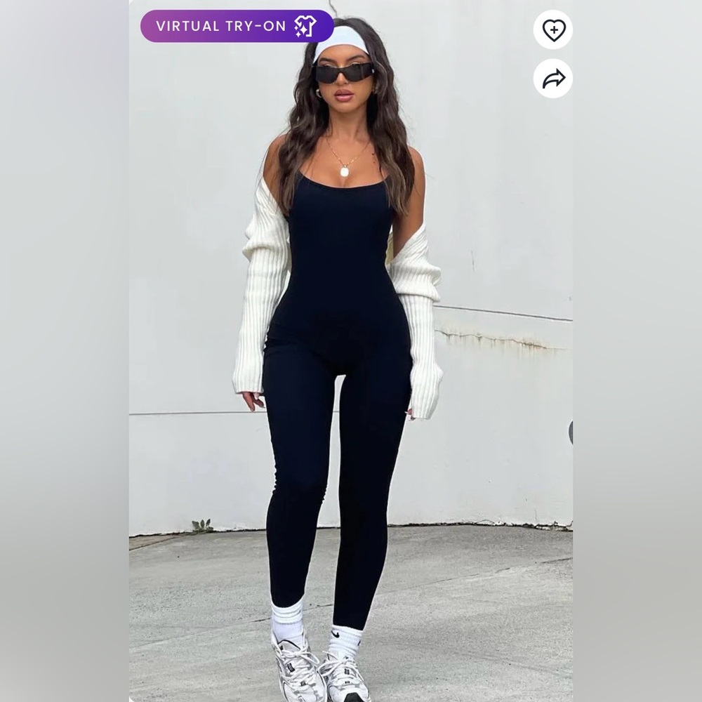 White Fox Boutique Life Is Short Ribbed Jumpsuit
